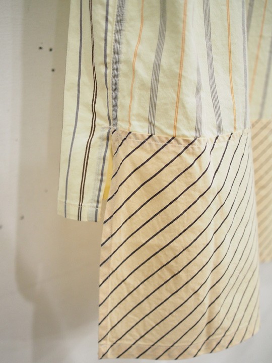 VOO】LONGTAIL SHACKET / STRIPE : GARDEN