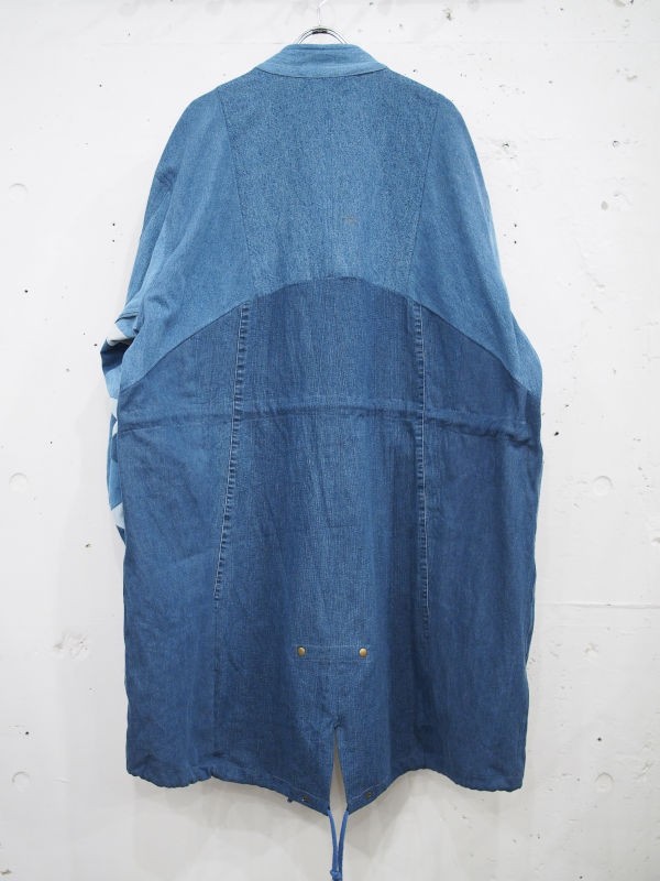 Nasngwam.】BARBARIAN MODS COAT / DENIM : GARDEN