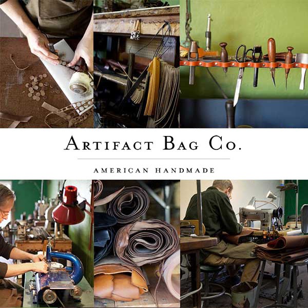 ARTIFACT BAG CO. 】Waxed Canvas Lunch Tote : GARDEN