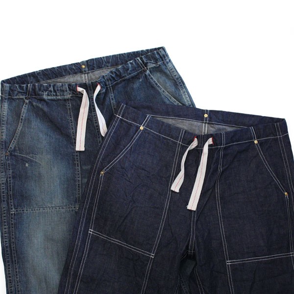 ANACHRONORM Clothing】DENIM W-Knee Easy Pants、ONE WASHとSTONE