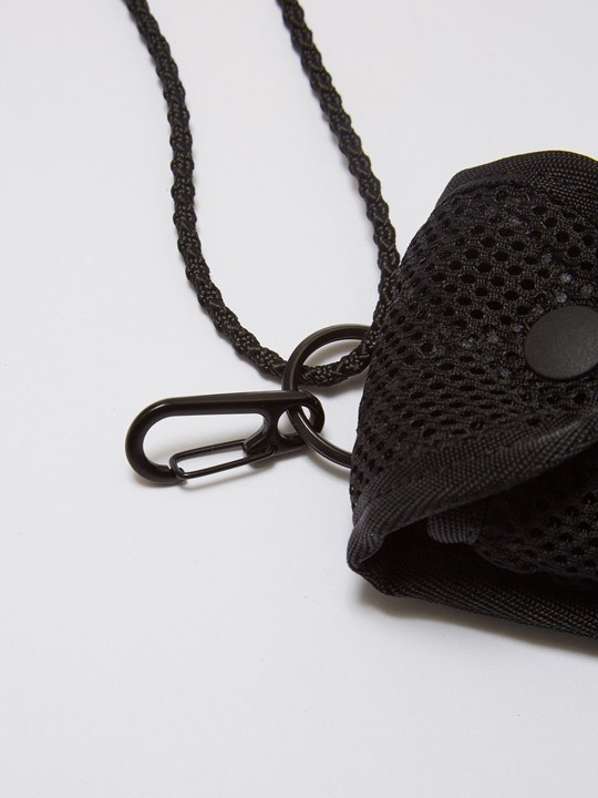 BAL】BAL/RAMIDUS QUILTING MESH EARPHONE NECK POUCH : GARDEN
