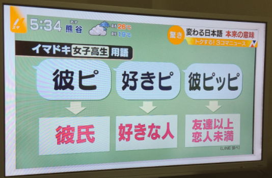 彼ピ 好きピ 彼ピッピの本来の意味が判明 これがイマドキ女子高生の言葉か ガールズ速報 がるそく