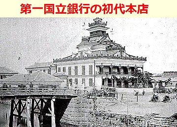 1872年（明治5）制定の「国立銀行条例」に基づき、東京に日本初の商業銀行・第一国立銀行（後の第一銀行、現在のみずほ銀行）が設立される :  ガウスの歴史を巡るブログ（その日にあった過去の出来事）