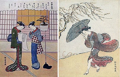 江戸時代中期の浮世絵師 鈴木春信の命日（新暦7月7日） : ガウス