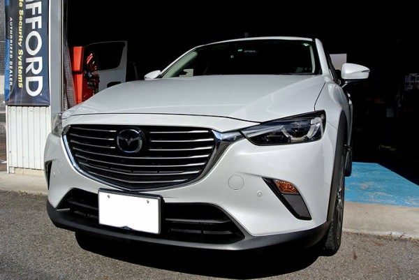 マツダcx 3 ドライブレコーダーの装着 ガレージバウムの作業日記