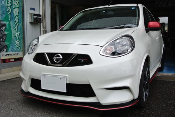 日産マーチnismo カーナビ オーディオ関連の施工が完了しました ガレージバウムの作業日記