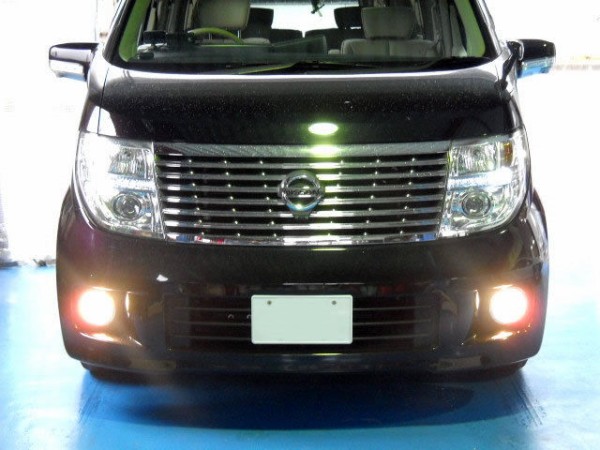 E51エルグランドにｈｉｄフォグ他 いろいろ ガレージバウムの作業日記