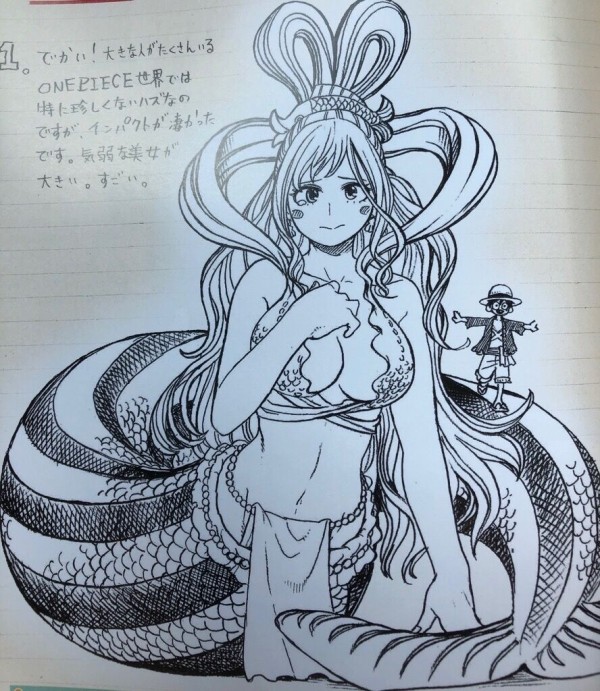 ヒロアカの作者が描いたワンピースのしらほし姫 ジャンプ速報