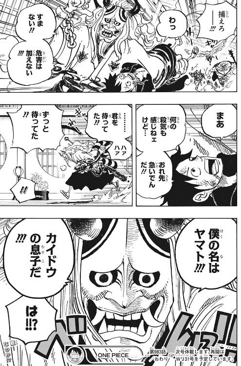 ワンピース ついにカイドウの息子が登場ｗｗｗｗｗｗｗｗ ジャンプ速報