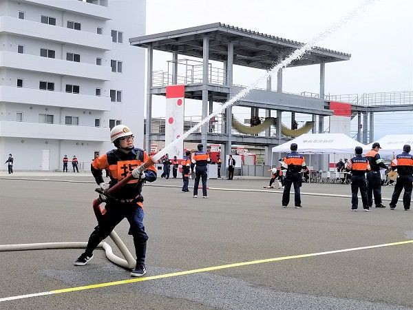 活動報告 甲府市消防団員消防操法大会に参加 神山玄太のホームページ