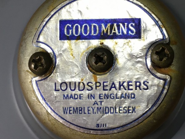 ビンテージユニットを蘇らせる 英国Goodmans160x265mm アルニコ