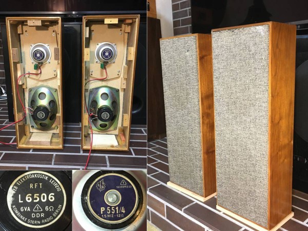 東独RFT ビンテージL6506+P551 2Wayシステム 超高速美音ペア 東独RFT ビンテージL6506+P551 2Wayシステム 超高速美音ペア
