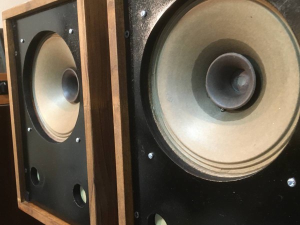 東独VEB ビンテージ 20cm口径フルレンジ L 2153 PBK バスレフシステム