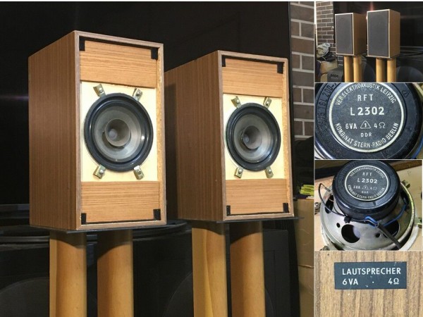 東独RFT ビンテージ 傑作L2302 システム 小型最高峰 ペア！! 東独RFT