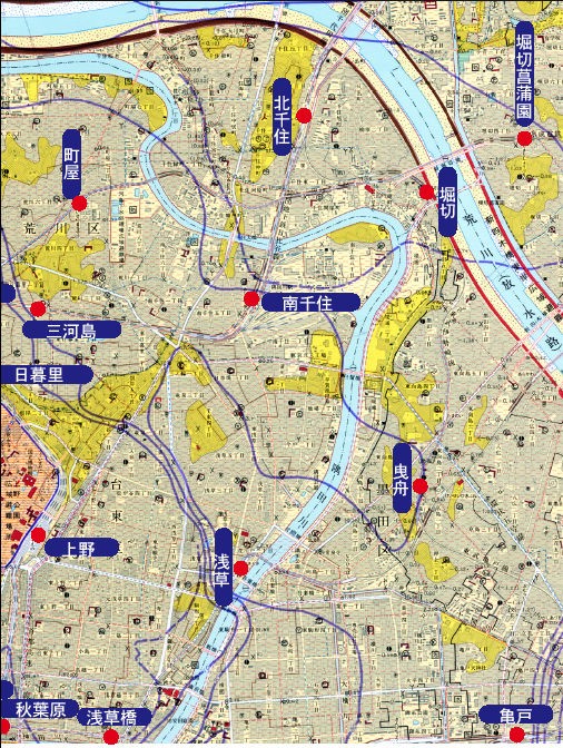 住宅地盤の見方ー 4 土地条件図で見る 低地 東京地盤ノート