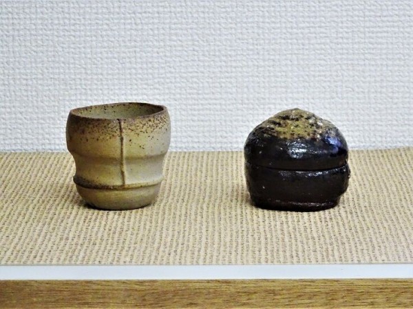 森陶岳 備前 ぐい呑み 森陶岳 作 黒備前ぐい呑 – THA BIZEN BOUZ