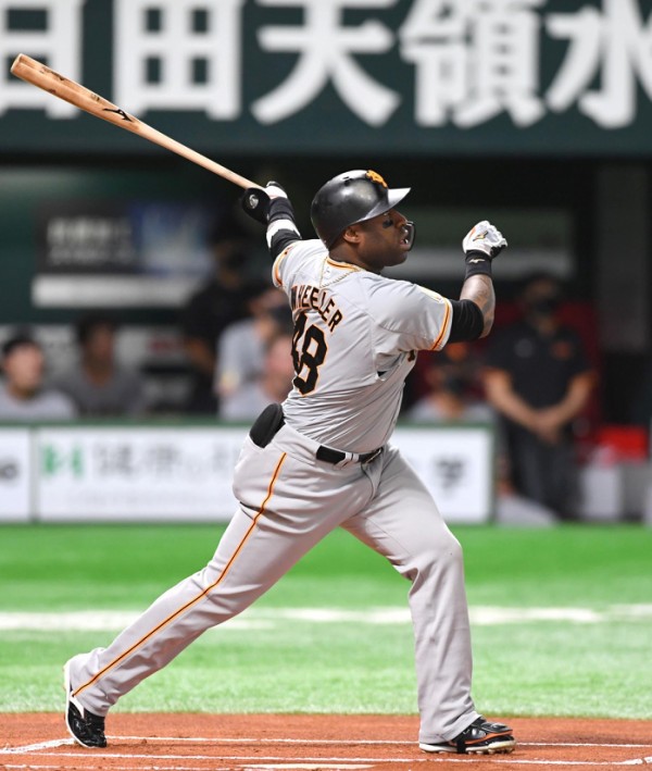 巨人 ウィーラー 勝ちたいね 打倒ソフトバンク誓う先制2ランhr 362 7本 24打点 Giants Pride 巨人なんjまとめ