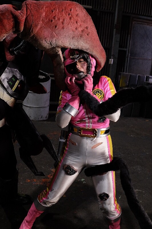 佐川はるみ GIGA「爆裂戦隊ダイガマン ダイガピンク」の撮影で使用した衣装