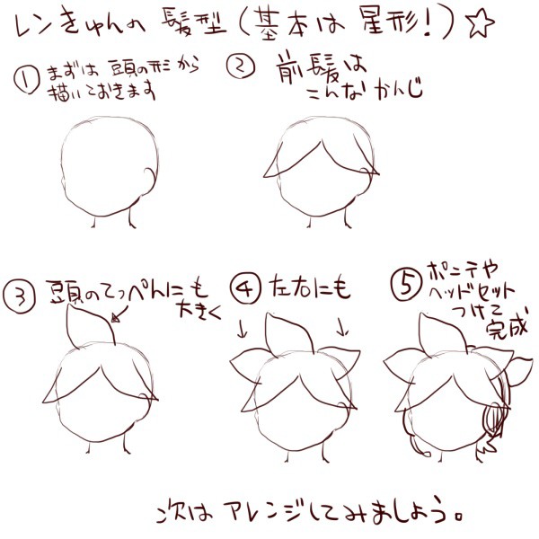 レンきゅんの髪型 なんとなく