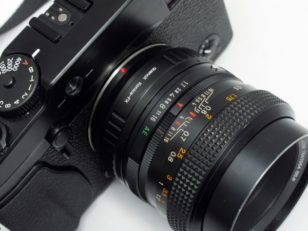 コニカARマウントのレンズ フジXマウント用マウントアダプター : muk