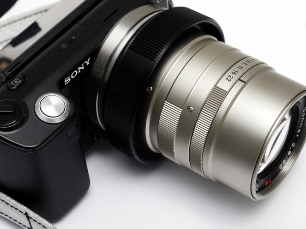 CONTAX-Gレンズ用ソニーα NEX-5,3,7 Eマウントアダプタ メタボーンズ製