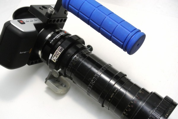 貴重✳︎Arriflex BLアリフレックス✳︎angenieux アンジェニュー 16mm用 Arriflex angenieux 10x12をBMPCCとGH4・4KクロップモードでMC