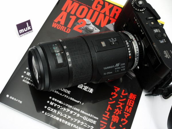 日本カメラムック「リコー GXR MOUNT A12 WORLD」にてmuk selectの