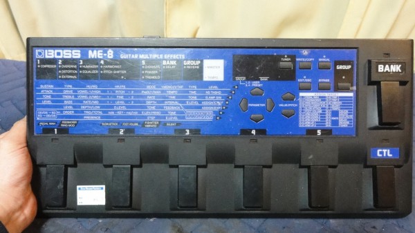 まだまだ使えます！BOSSの往年のマルチエフェクター！ME-8（中古