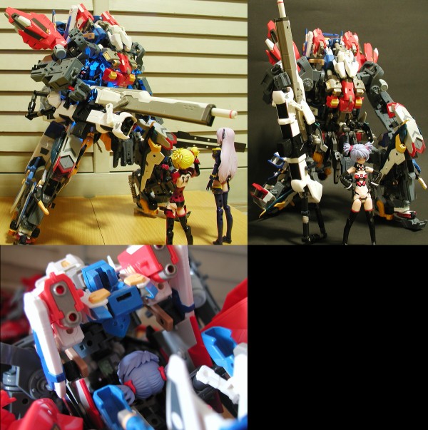 武装神姫の武装の部分でロボを作ってみました ブースト速報