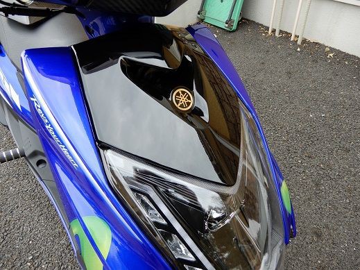 シグナスX 4型 カーボン貼り付け～ : T-MAX530 6型 シグナスX 4型