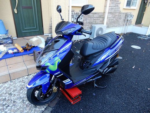 4型 シグナスX 純正フォーク ステム 曲がりオイル漏れ無し 5型にも