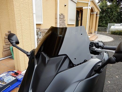 TMAX530 6型 マロッシスクリーン交換！ : T-MAX530 6型 シグナス