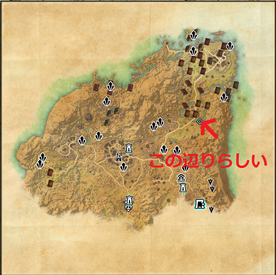 エルダースクロールオンライン宝の地図 Haliekoas