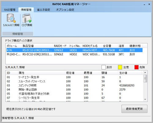 ラトックシステム Usb3 0 Raid Hddケース Hdd2台用 Rs Ec32 U3rを買ってみた ｇｎ部屋