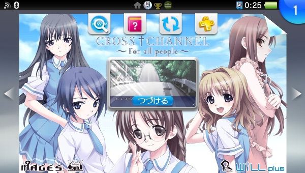 PS VITAクロスチャンネル　CROSS†CHANNEL  初回限定版 CROSS CHANNEL（クロスチャンネル） vita版 : GN部屋