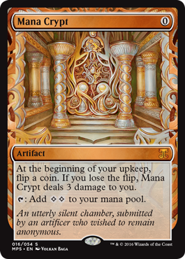 カラデシュ、特別版「Mana Crypt」など再録30枚Masterpiece Series発表
