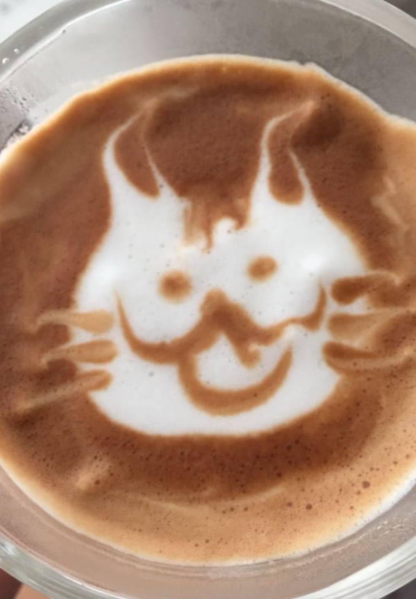 ラテアート キャラクターに挑戦1 普通のサラリーマンじゃ嫌だ