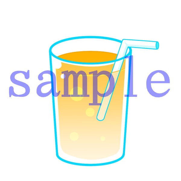 イラスト素材 オレンジジュース イラスト素材を作ってるブログ