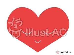 イラスト素材 ハート キャラクター系 4イラスト イラスト素材を作ってるブログ