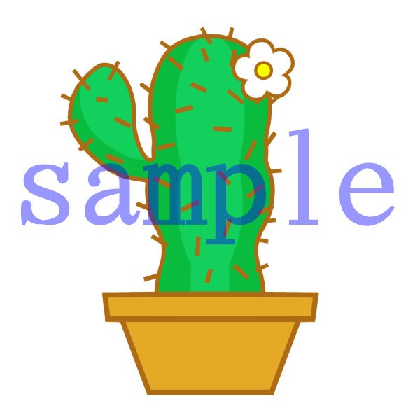 イラスト素材 サボテン イラスト素材を作ってるブログ