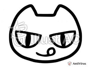 イラスト素材 ネコの顔 3イラスト イラスト素材を作ってるブログ