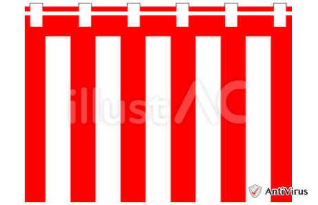 イラスト素材 紅白幕 2イラスト イラスト素材を作ってるブログ