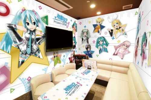 初音ミクProject DIVA コースタービッグエコー　コラボルーム限定 ☆ ビッグエコー秋葉原駅前店の『初音ミク -Project DIVA- f