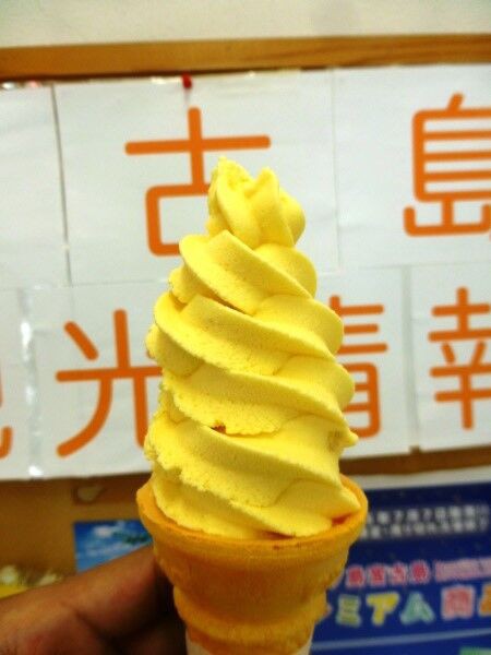 マンゴーアイス＠ブルーシール宮古島 : 全国ご当地ソフトクリーム食べ