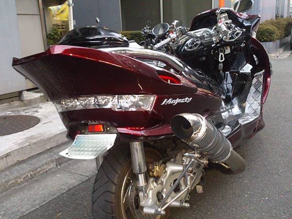 マジェスティC！ワインレッドフルカスタム！ : バイクショップGOOD SPARK