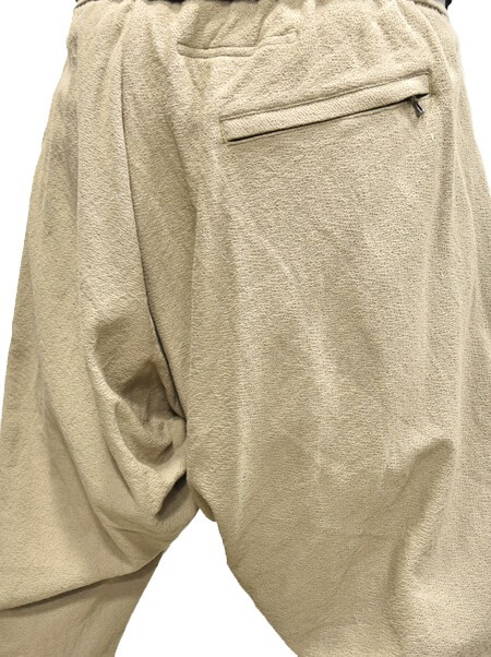 ユリウス JULIUS Cotton / Linen Poplin Cargo Crotch Pants