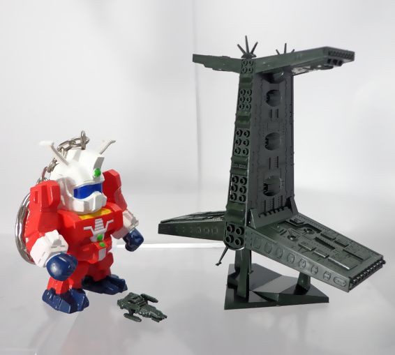 伝説巨神イデオン アニメスケール 28 1/20000スケール 最終戦艦