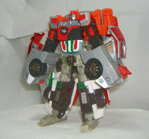 トランスフォーマー　エネルゴン　シックショット リカラーで弟キャラに。「シックスショット（エネルゴン