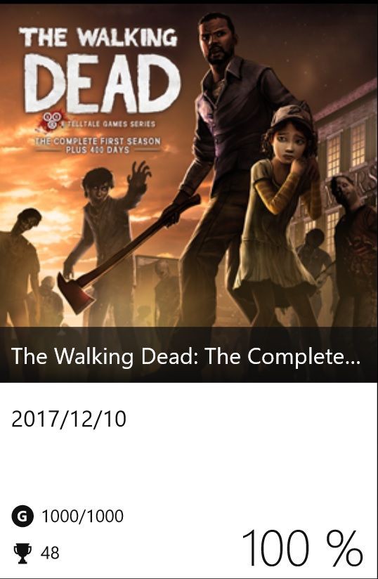 The Walking Dead:The Complete First Season 実績コンプッ!! : Gotochinが実績コンプしたらしい