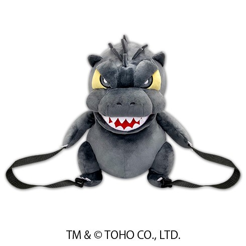 ゴジラのぬいぐるみポーチ・リュックがゲームセンターに登場